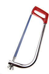 Hacksaw isolated over white background