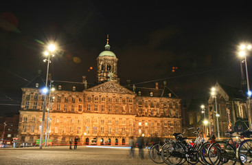 Obraz premium Street scene in Amsterdam