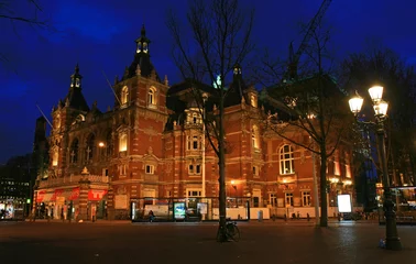 Türaufkleber Street scene in Amsterdam © Gary