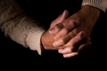 Praying man