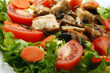 Frischer Salatteller