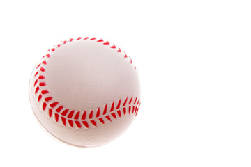 Baseball isolated over white