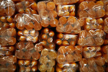 bougies caramel