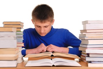 Teenager Reading Books