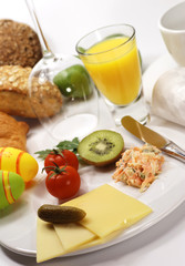 Frühstücksgedeck zu Ostern