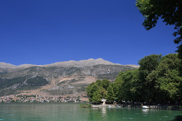 Lake of Ioannina in Greece