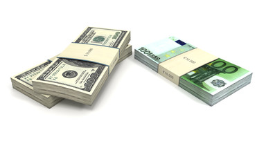 Euros and Dollars Balance