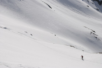 randonneur en montagne