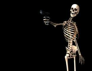 Skeleton And Gun 8