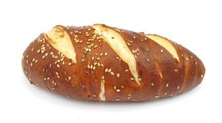 Bread isolated on white background
