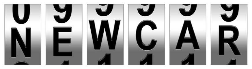 New Car Odometer Style