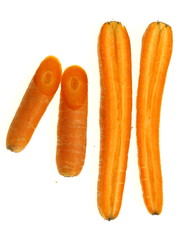 fit mit roh möhren reich mit fettlöslichem stoffen