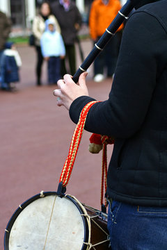 Drum and flute