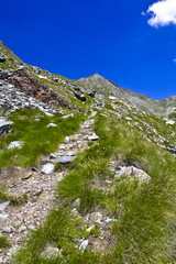 path on italian alps