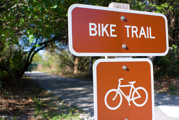Bike Trail Sign