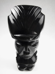 Aztec Idol in Black Onyx