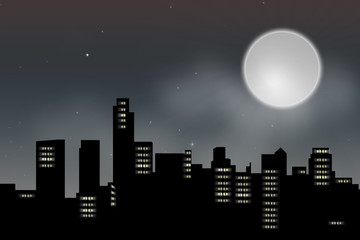 Naklejka premium city