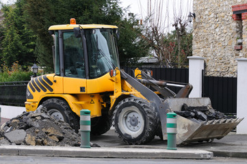 Obraz premium Engin de chantier 