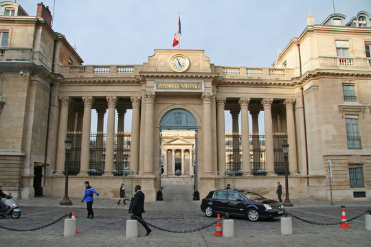 Assembl&eacute;e nationale &agrave; Paris
