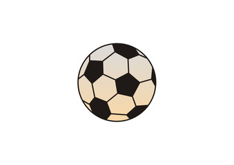 Naklejka premium Balón de futbol
