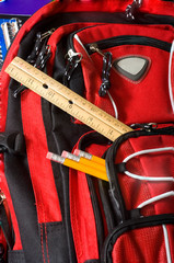 Red School Backpack