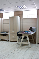 Workplace  at modern office