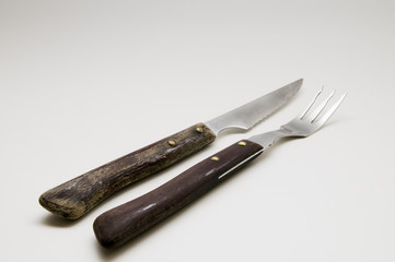 Cuchillo y tenedor
