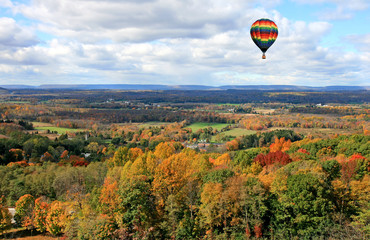 The foliage scenery in New Jersey