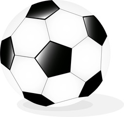 Vector Illustration of classic soccer ball