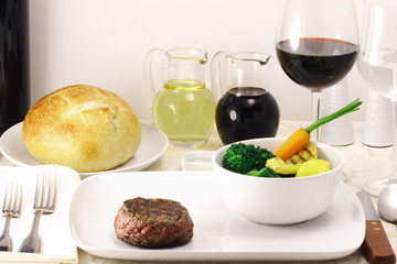 filet mignon fine served