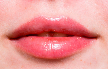 Obraz premium close-up mouth