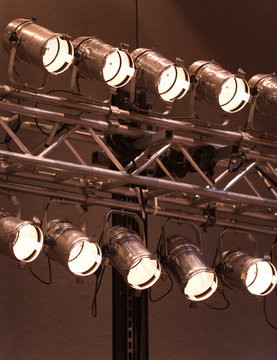 Theater Stage Lights Or Spotlights