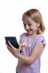 Fototapeta premium Girl with Calculator 3