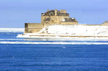 Building of Niagara Fort USA.