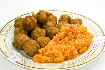 Fleischbällchen mit Risotto 3