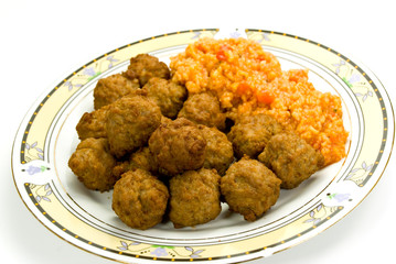 Fleischbällchen mit Risotto 5