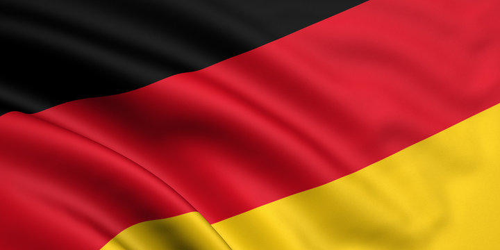 Rendered german flag