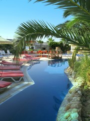 Pool in hotel