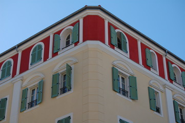 Fototapeta na wymiar façade couleur