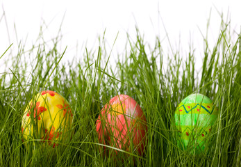Three Easter eggs