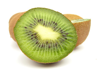 Fototapeta na wymiar Kiwifruit cross section 