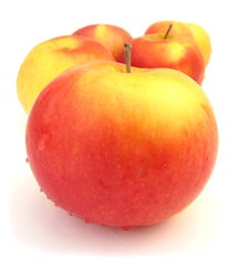 Apples isolated on white backgrount 