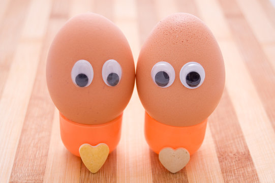 eggs with eyes
