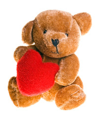 teddy bear with heart