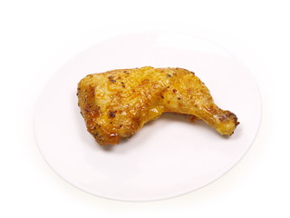 gebratene hänchenkeule