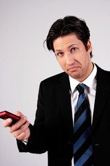 akku leer geschäftsmann