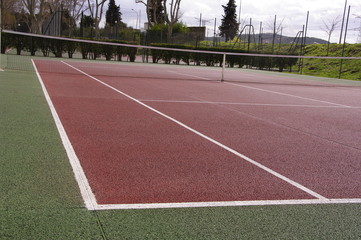 cours de tennis