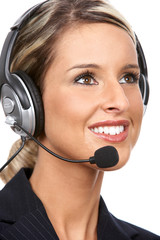 Call center woman