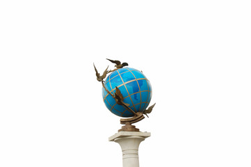Globe with doves