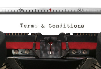 Typewriter Terms & Conditions